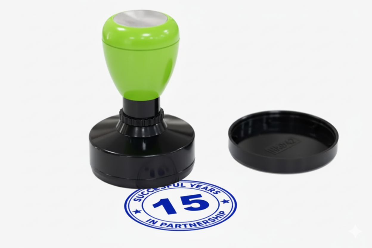 Circle Rubber Stamp